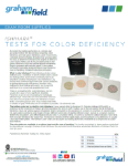 Product Sheet - Ishihara® Test Chart Books, for Color Deficiency